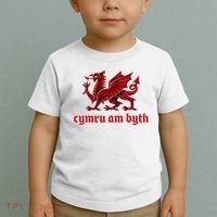 Cymru am byth Wales Red Welsh Dragon Cymraeg Flag Toddler T-Shirt thumb 2