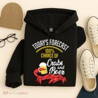 Crabs And Beer Chesapeake Blue Crab Crabbing Men Women Hoodie thumb 4