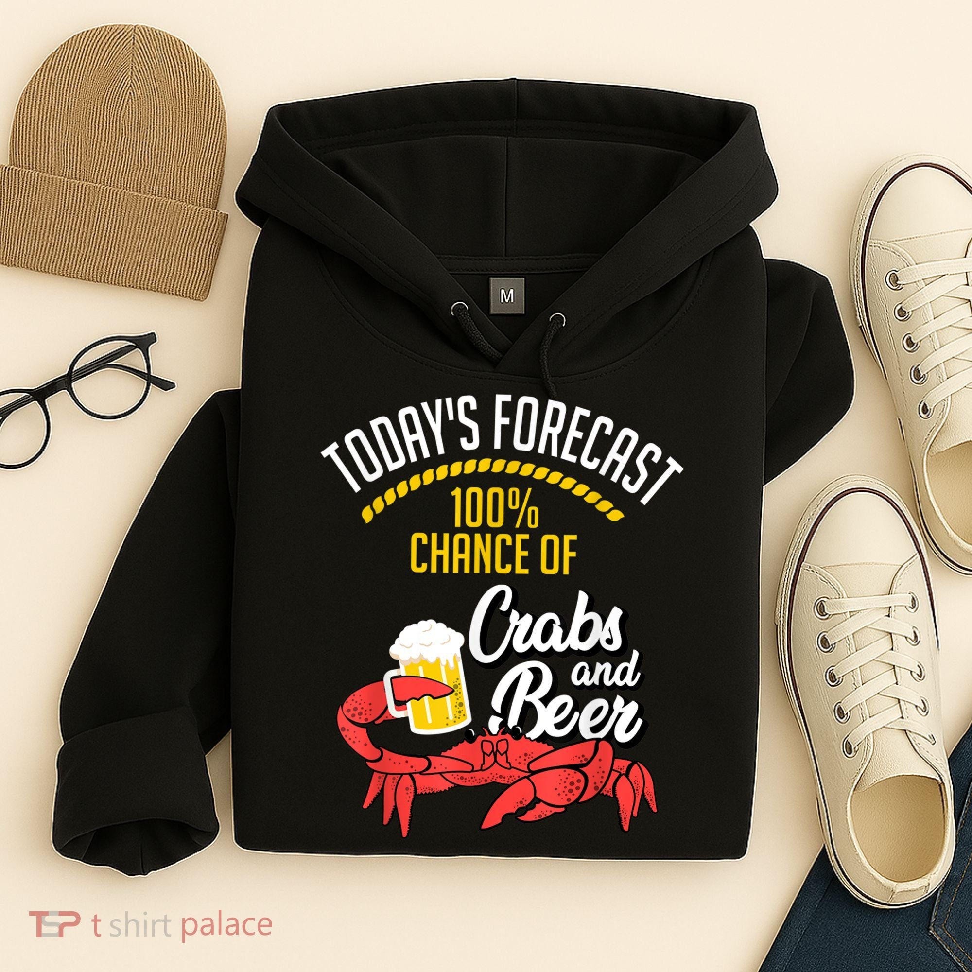 Crabs And Beer Chesapeake Blue Crab Crabbing Men Women Hoodie