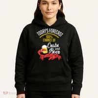 Crabs And Beer Chesapeake Blue Crab Crabbing Men Women Hoodie thumb 5