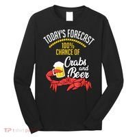 Crabs And Beer Chesapeake Blue Crab Crabbing Men Women Long Sleeve Shirt thumb 0
