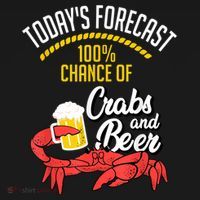 Crabs And Beer Chesapeake Blue Crab Crabbing Men Women Apron thumb 3