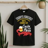 Crabs And Beer Chesapeake Blue Crab Crabbing Men Women T-Shirt thumb 2