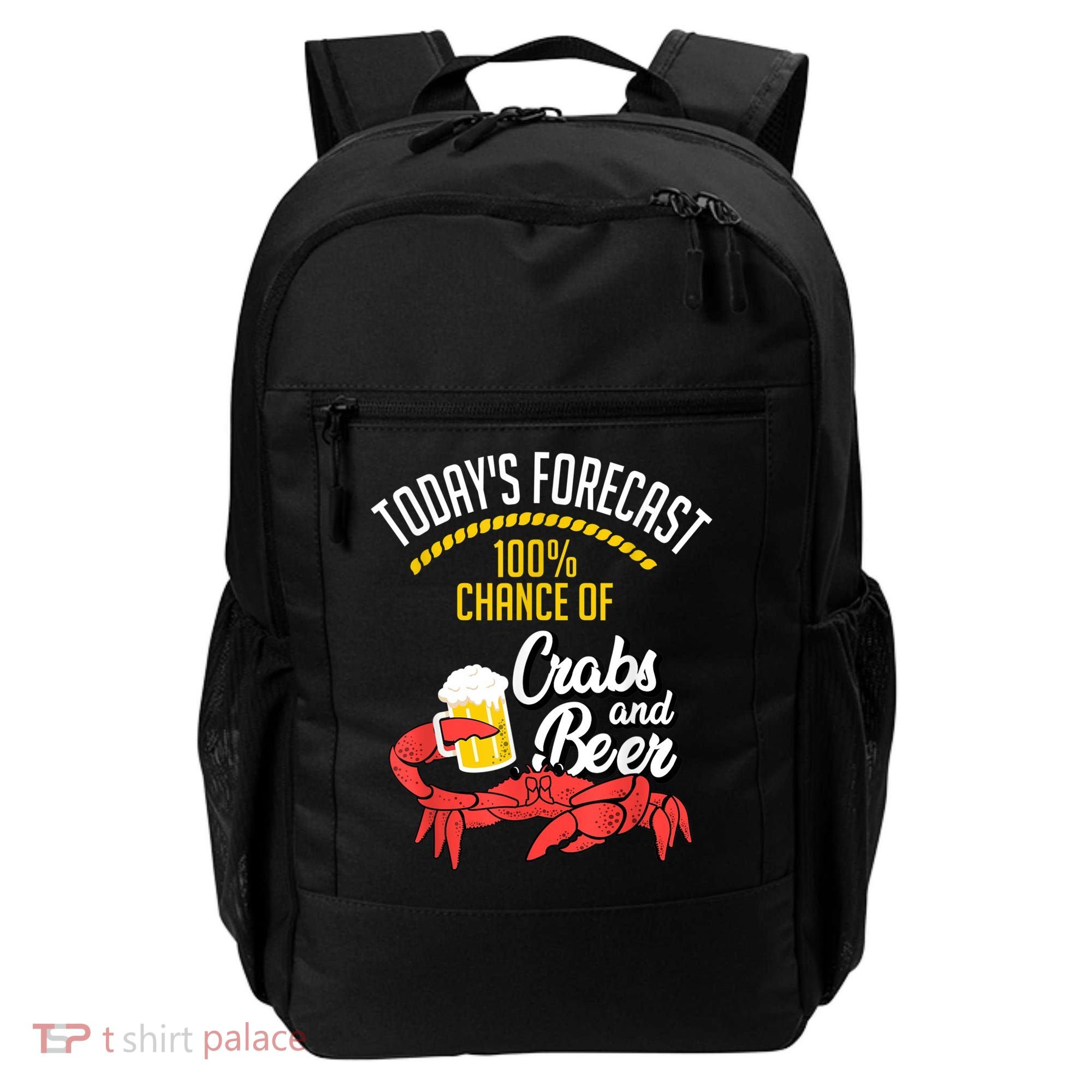 Crabs And Beer Chesapeake Blue Crab Crabbing Men Women Backpack
