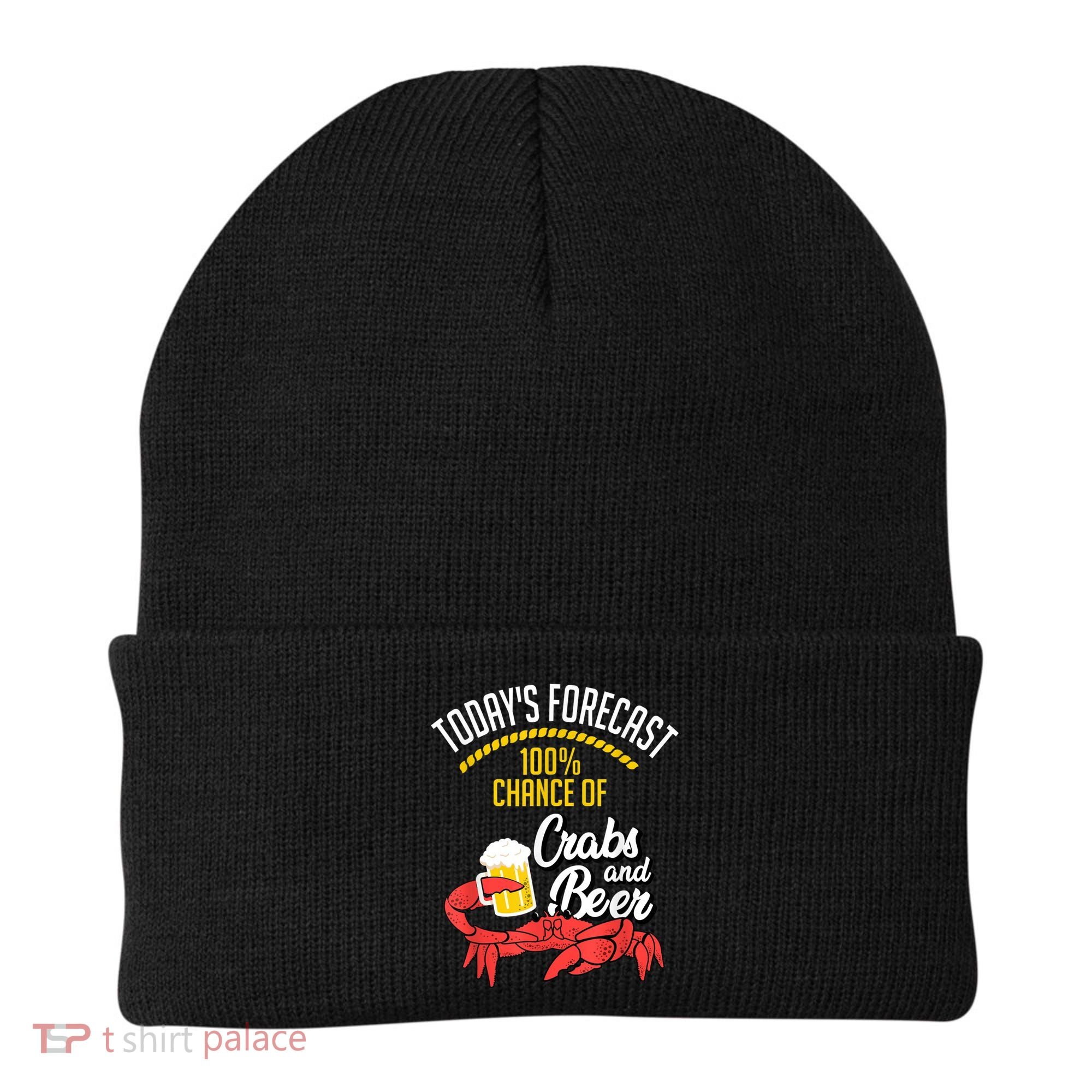 Crabs And Beer Chesapeake Blue Crab Crabbing Men Women Beanie