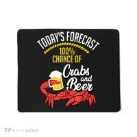 Crabs And Beer Chesapeake Blue Crab Crabbing Men Women Mousepad thumb 0