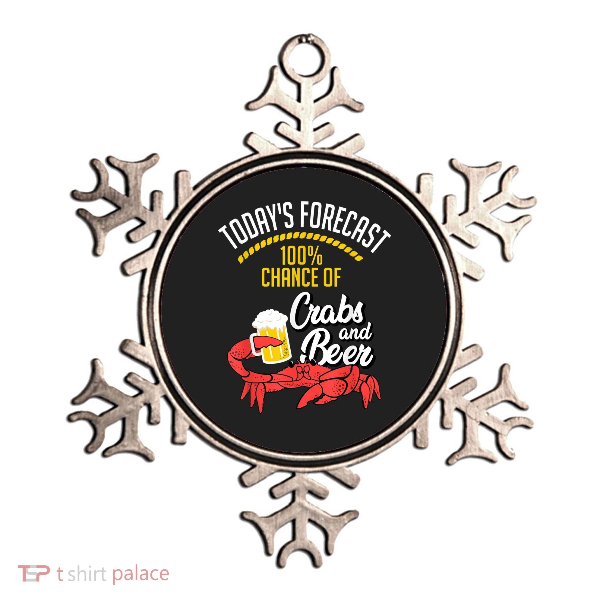 Crabs And Beer Chesapeake Blue Crab Crabbing Men Women Ornament