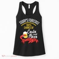 Crabs And Beer Chesapeake Blue Crab Crabbing Men Women Women's Tank Top thumb 0