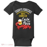 Crabs And Beer Chesapeake Blue Crab Crabbing Men Women Baby Bodysuit thumb 0