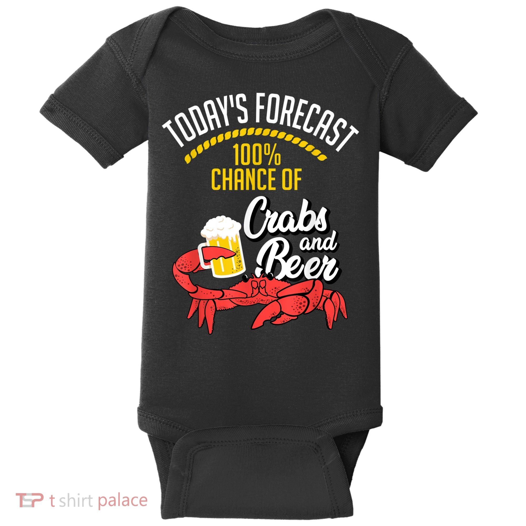 Crabs And Beer Chesapeake Blue Crab Crabbing Men Women Baby Bodysuit