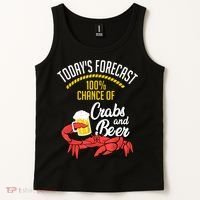 Crabs And Beer Chesapeake Blue Crab Crabbing Men Women Tank Top thumb 2