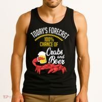 Crabs And Beer Chesapeake Blue Crab Crabbing Men Women Tank Top thumb 3