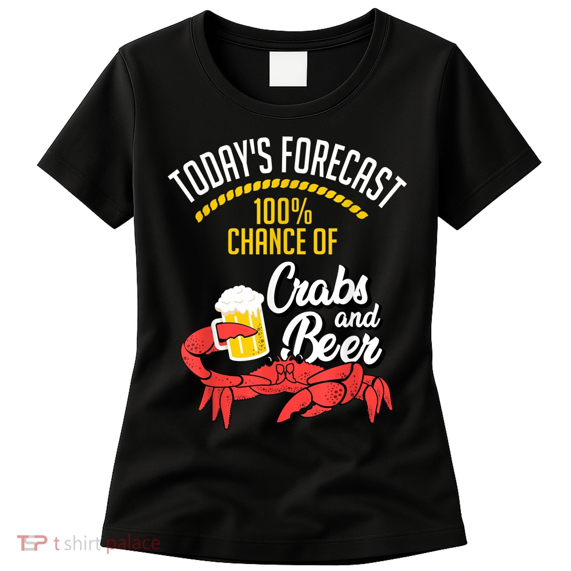 Crabs And Beer Chesapeake Blue Crab Crabbing Men Women Women's T-Shirt