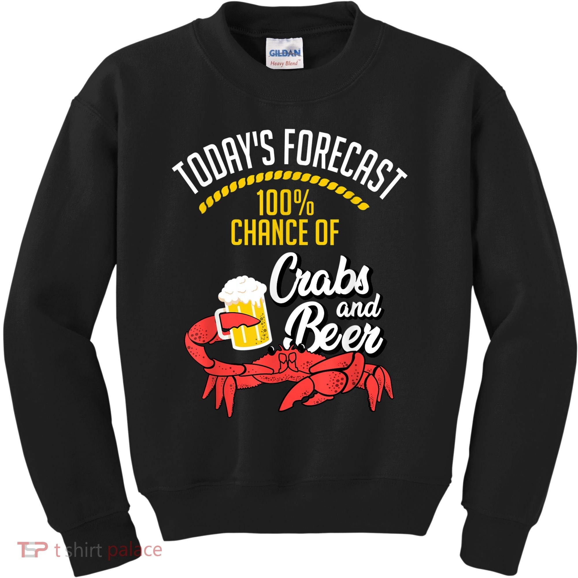 Crabs And Beer Chesapeake Blue Crab Crabbing Men Women Kids Sweatshirt