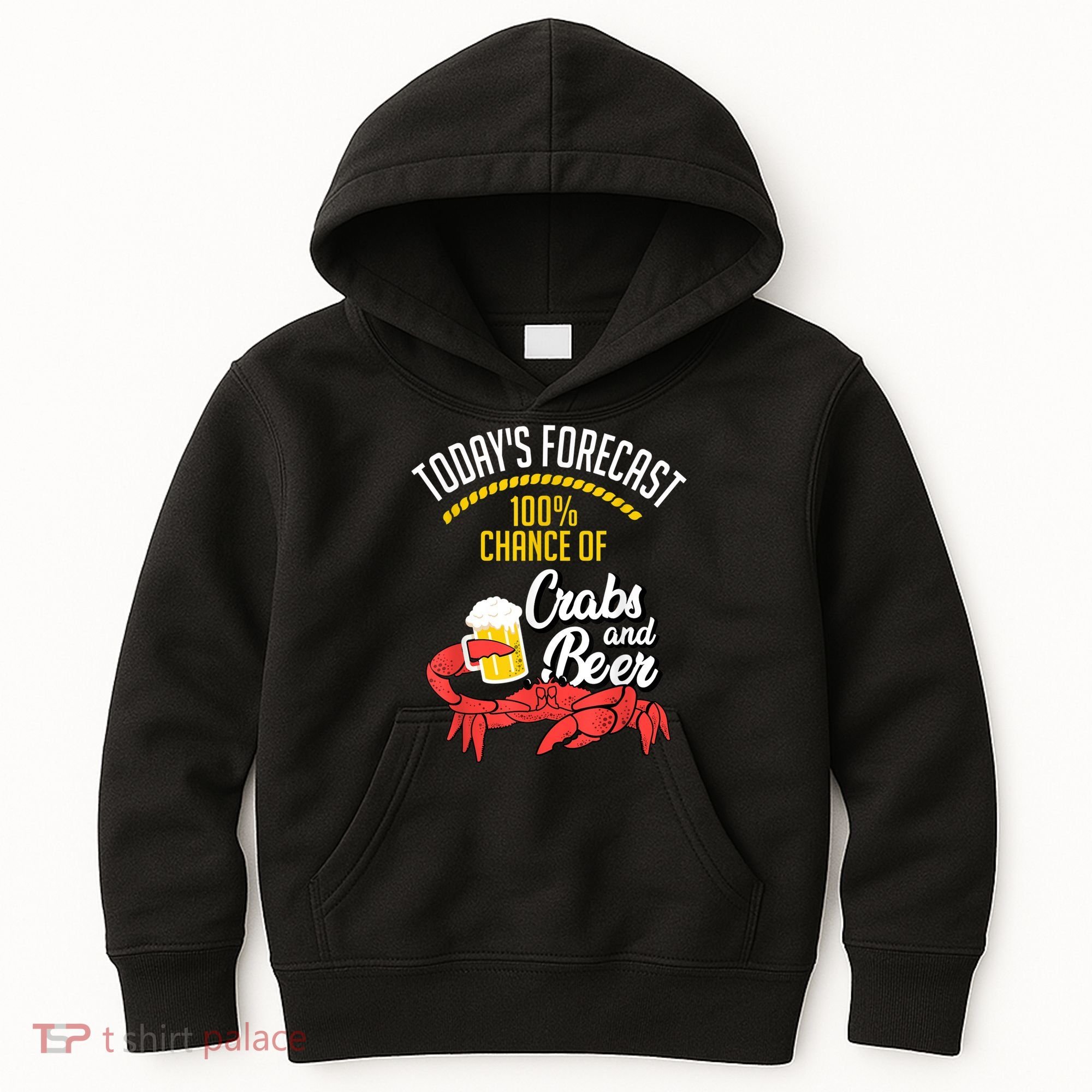 Crabs And Beer Chesapeake Blue Crab Crabbing Men Women Kids Hoodie