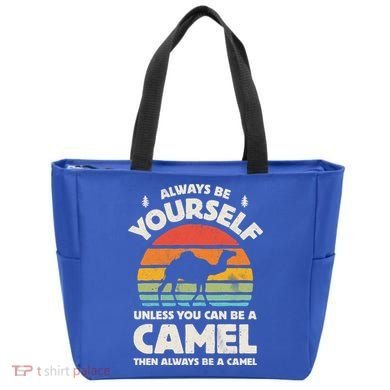 Camel Always Be Yourself Retro Vintage 70s Funny Gift Tote Bag