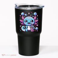 Cute Axolotl Bubble Boba Tea Anime   Tumbler thumb 0