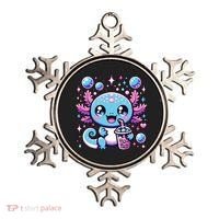 Cute Axolotl Bubble Boba Tea Anime   Ornament thumb 0