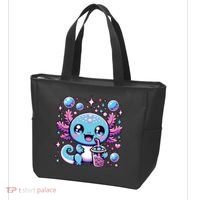 Cute Axolotl Bubble Boba Tea Anime   Tote Bag thumb 3