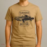 Classics Are Better Vintage Car Gift T-Shirt thumb 3