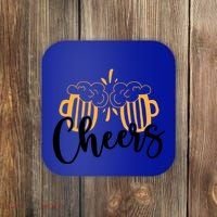 Cheers And Beer Craft Beer Lover National Beer Day Gift Coaster thumb 0