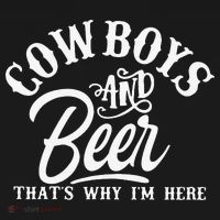 Cowboys And Beer Thats Why I'm Here Funny Beer Saying Baby Bodysuit thumb 2