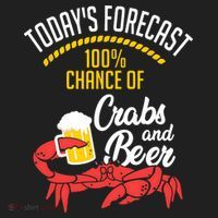 Crabs And Beer Chesapeake Blue Crab Shirts Crabbing Men Women District V.I.T. Heavyweight Hoodie thumb 2