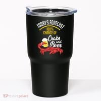 Crabs And Beer Chesapeake Blue Crab Shirts Crabbing Men Women Tumbler thumb 0