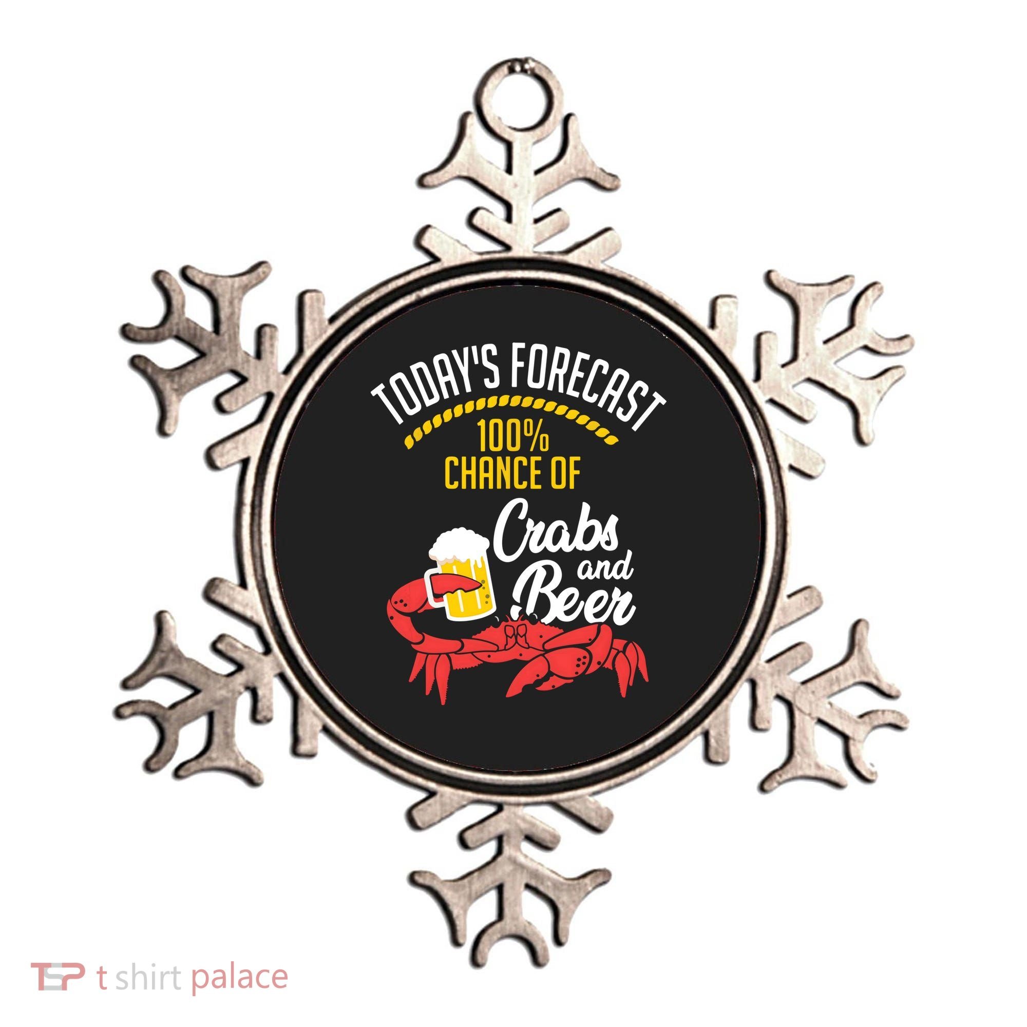 Crabs And Beer Chesapeake Blue Crab Shirts Crabbing Men Women Ornament