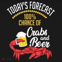 Crabs And Beer Chesapeake Blue Crab Shirts Crabbing Men Women Ornament thumb 1