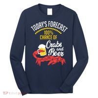Crabs And Beer Chesapeake Blue Crab Shirts Crabbing Men Women Long Sleeve Shirt thumb 0