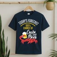 Crabs And Beer Chesapeake Blue Crab Shirts Crabbing Men Women T-Shirt thumb 2