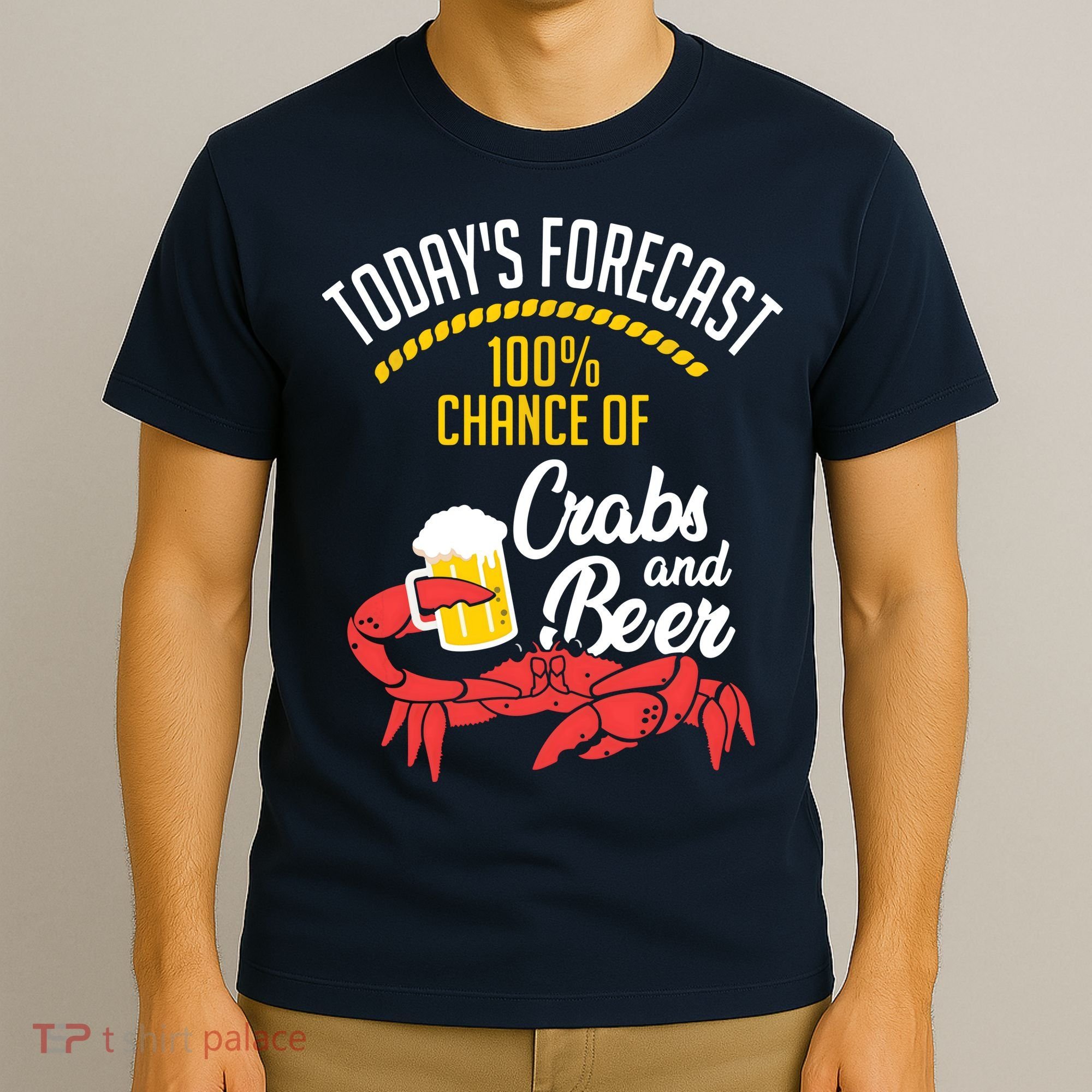 Crabs And Beer Chesapeake Blue Crab Shirts Crabbing Men Women T-Shirt