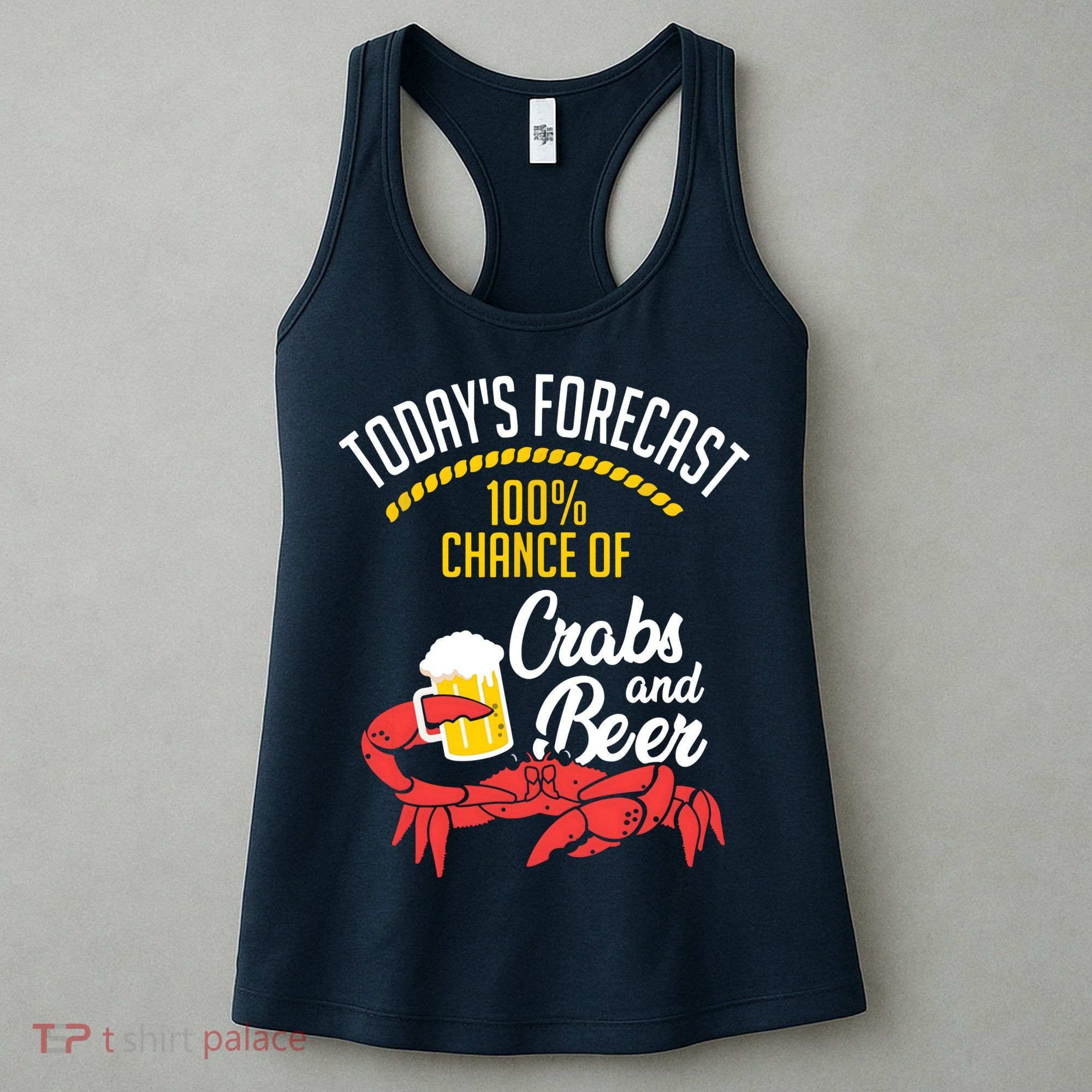 Crabs And Beer Chesapeake Blue Crab Shirts Crabbing Men Women Women's Tank Top