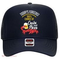 Crabs And Beer Chesapeake Blue Crab Shirts Crabbing Men Women Hat thumb 0