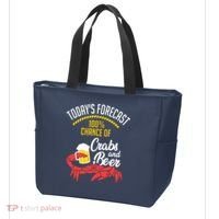 Crabs And Beer Chesapeake Blue Crab Shirts Crabbing Men Women Tote Bag thumb 3