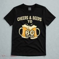 Cheers And Beers To 60 Years Old Birthday 60th Birthday T-Shirt thumb 5