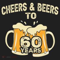 Cheers And Beers To 60 Years Old Birthday 60th Birthday Beanie thumb 2