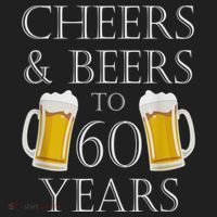 Cheers and Beers to 60 Years - 60th Birthday Gift Beanie thumb 2