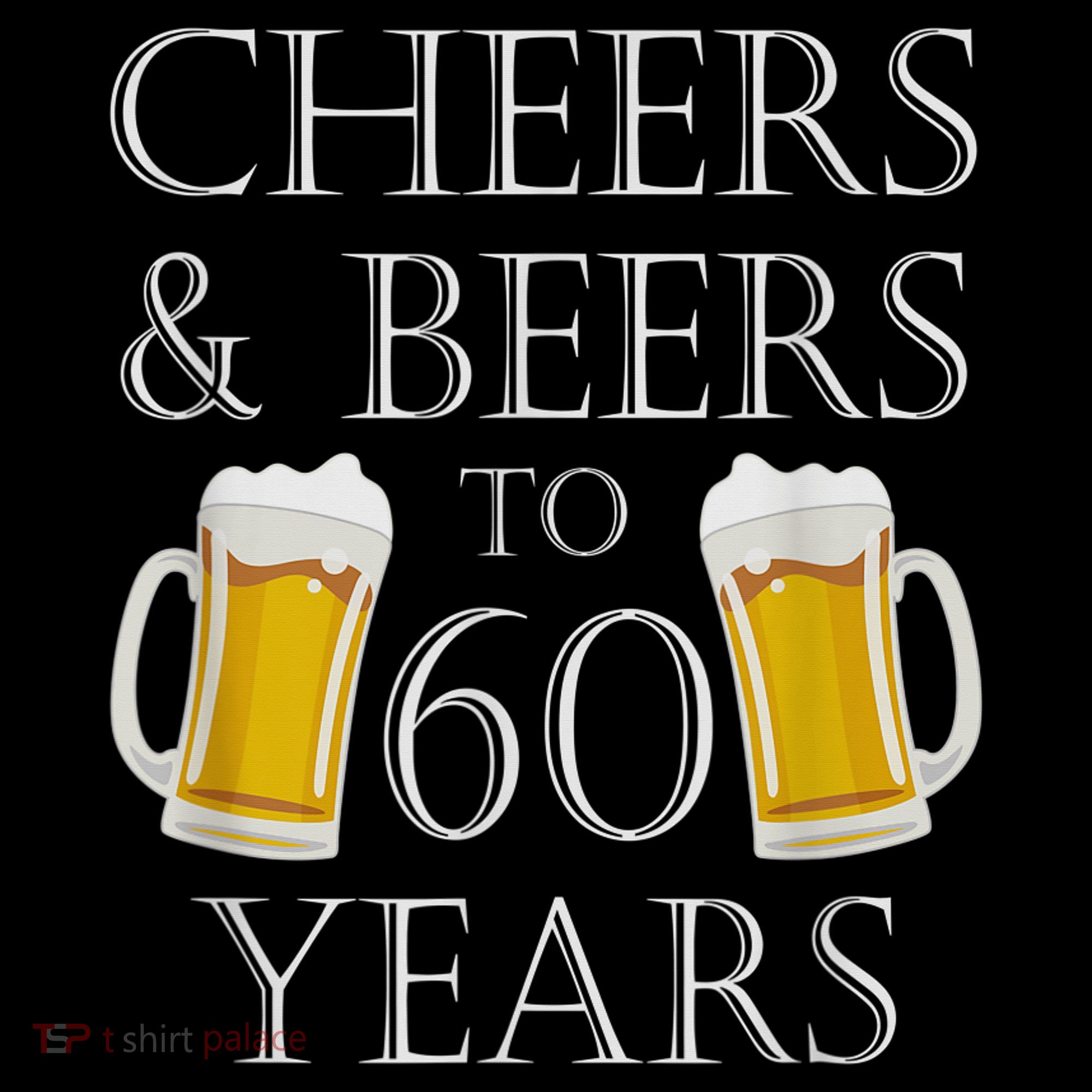 Cheers and Beers to 60 Years - 60th Birthday Gift Women's Hoodie