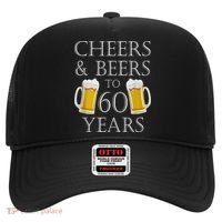Cheers and Beers to 60 Years - 60th Birthday Gift Hat thumb 0