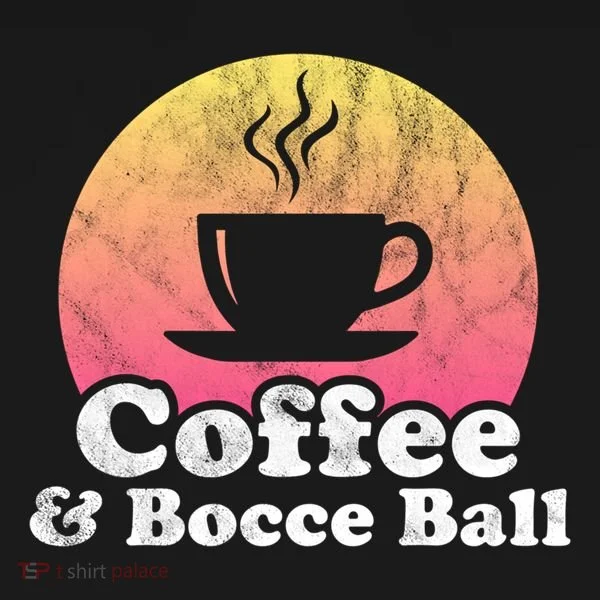 Coffee And Bocce Ball Cool Gift Bucket Hat