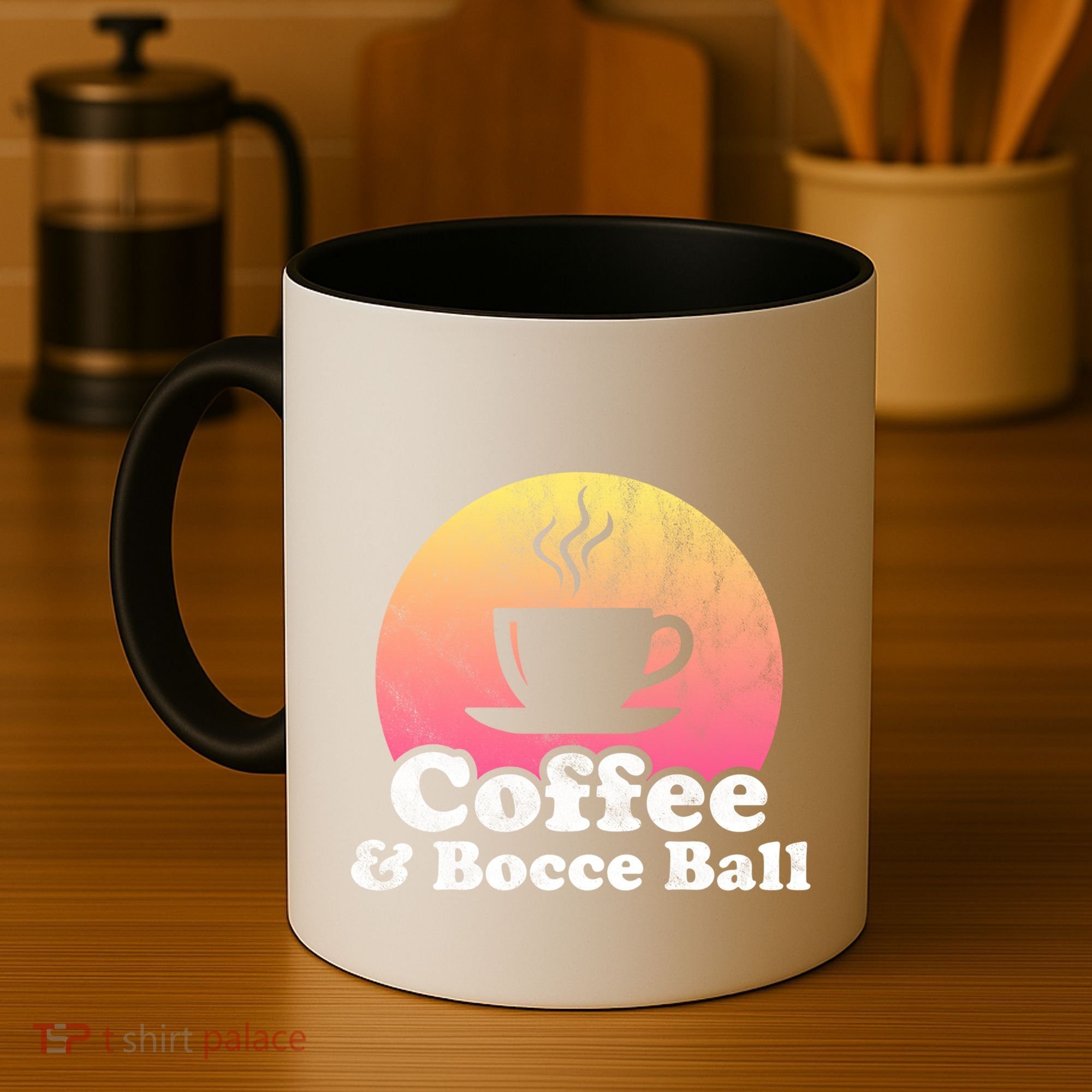 Coffee And Bocce Ball Cool Gift Coffee Mug