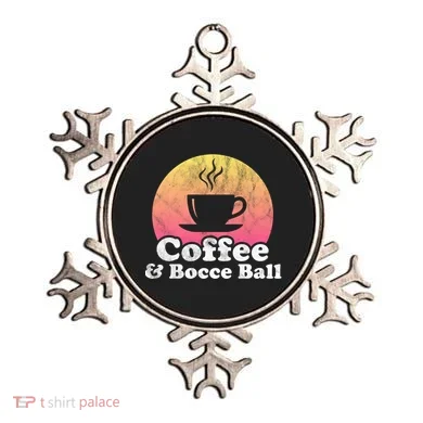 Coffee And Bocce Ball Cool Gift Ornament
