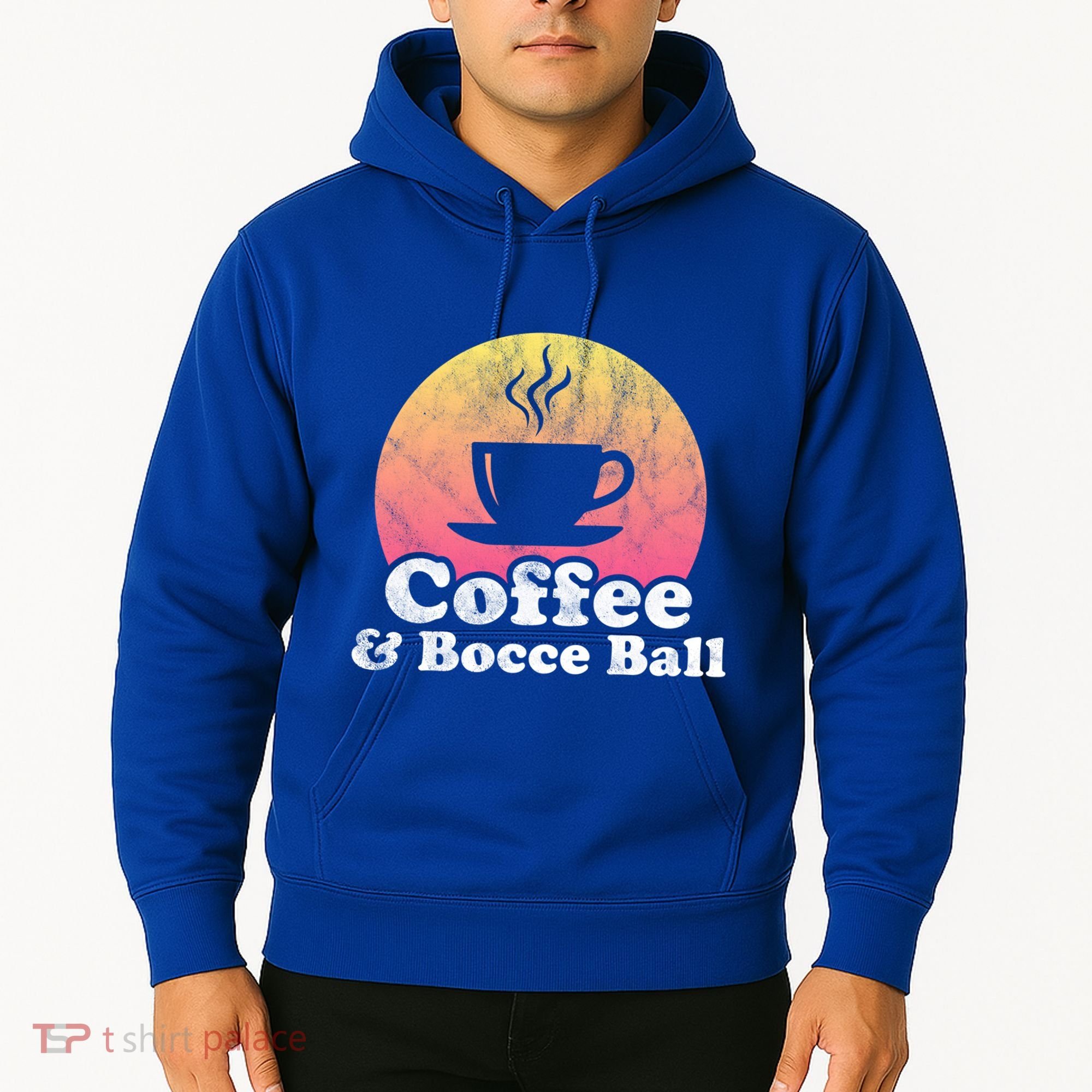 Coffee And Bocce Ball Cool Gift Hoodie