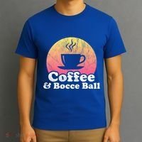 Coffee And Bocce Ball Cool Gift T-Shirt thumb 3