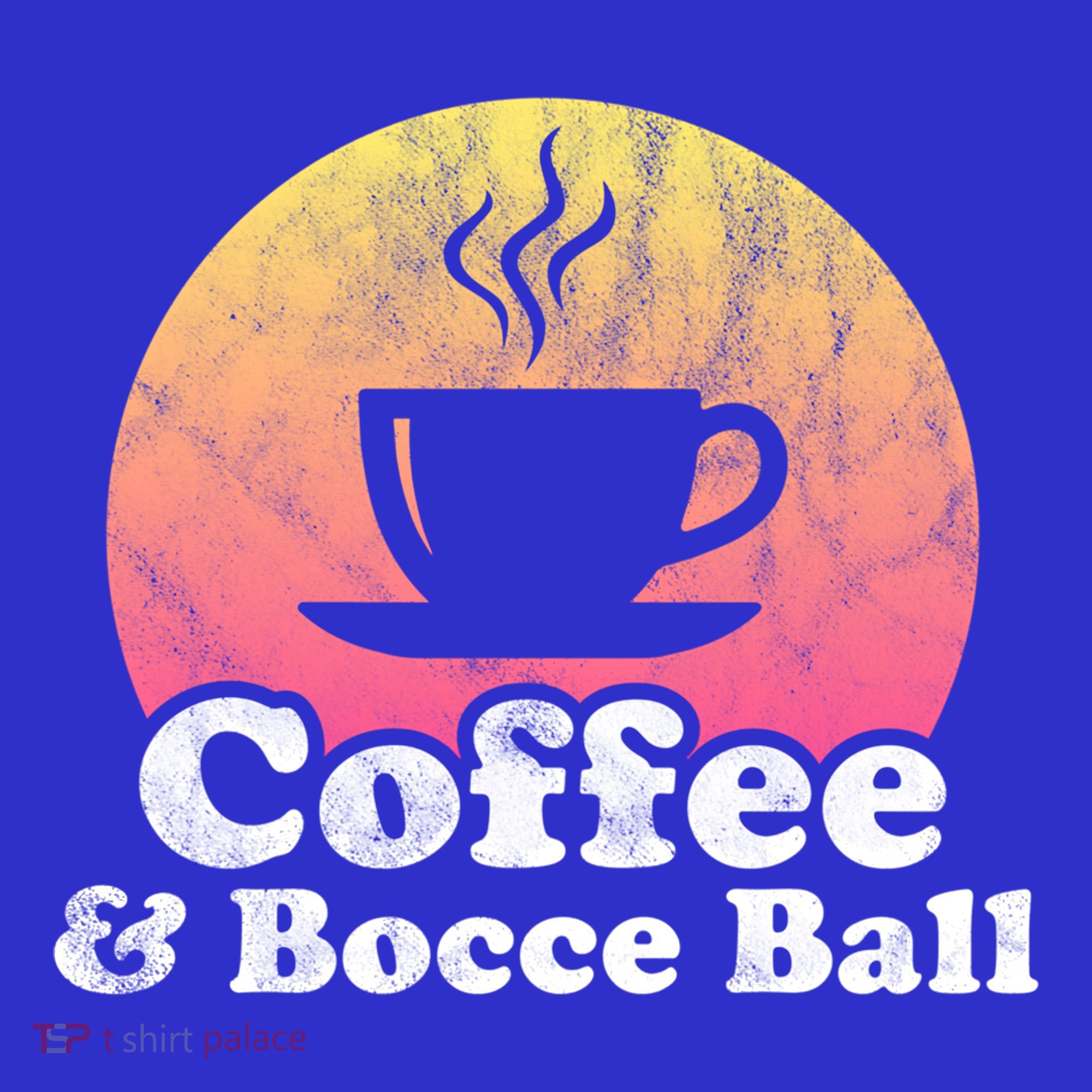 Coffee And Bocce Ball Cool Gift Coaster