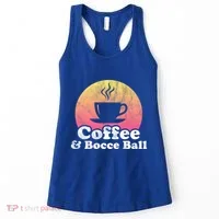 Coffee And Bocce Ball Cool Gift Women's Tank Top thumb 0