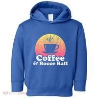 Coffee And Bocce Ball Cool Gift Toddler Hoodie thumb 0