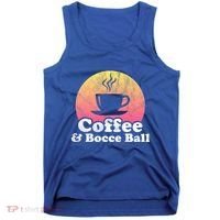 Coffee And Bocce Ball Cool Gift Tank Top thumb 0